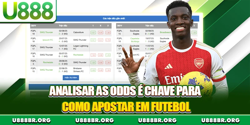 Analisar as odds é chave para como apostar em futebol